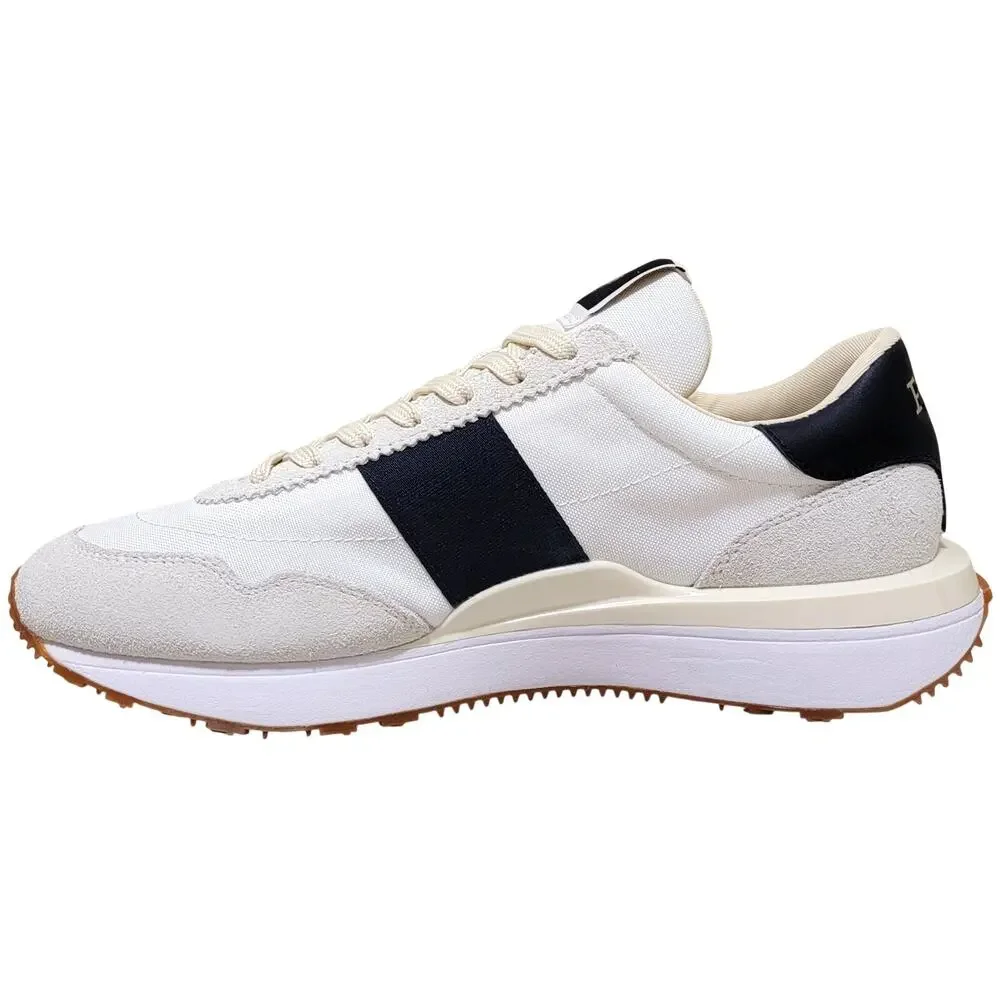 Polo Ralph Lauren Train 89 Low Top Sneakers Size US 9D White Navy Blue